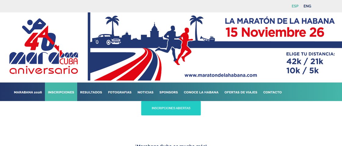 Marabana Marathon & Half & 10km 대회 포스터