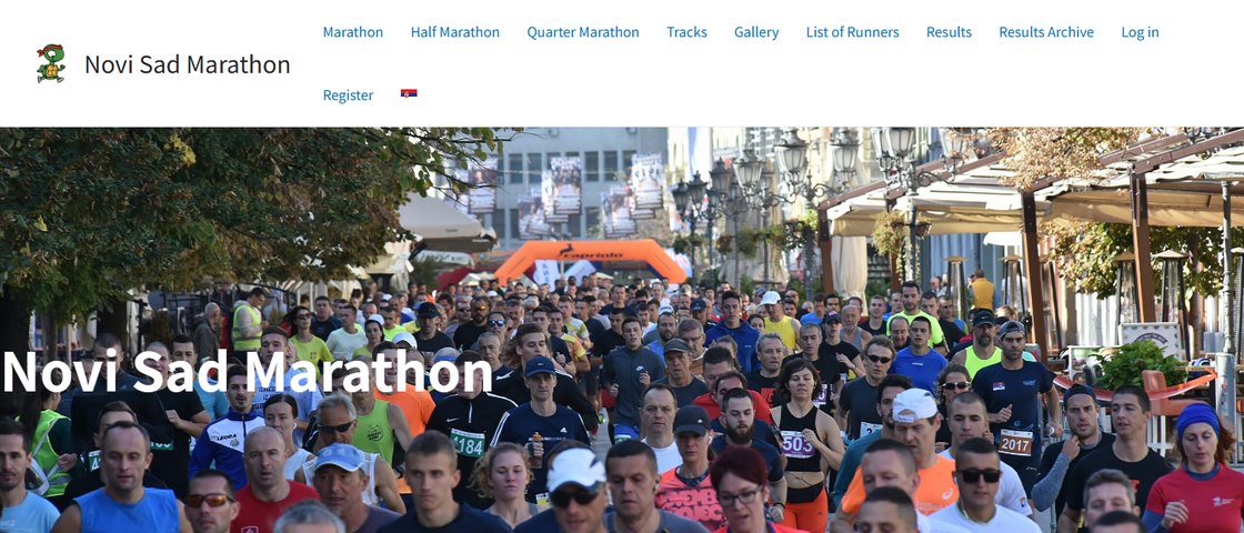 Novi Sad Marathon 대회 포스터