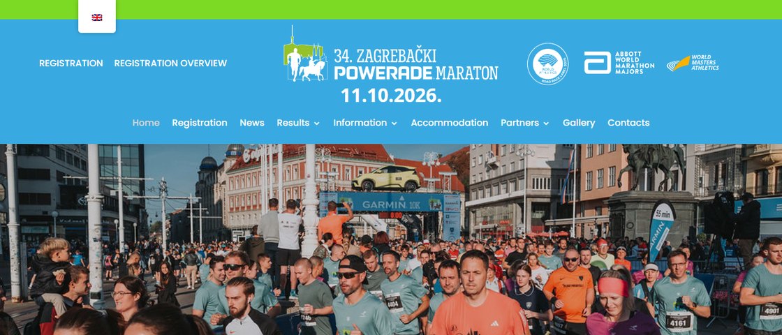 Zagreb Marathon, Half and 10K 대회 포스터