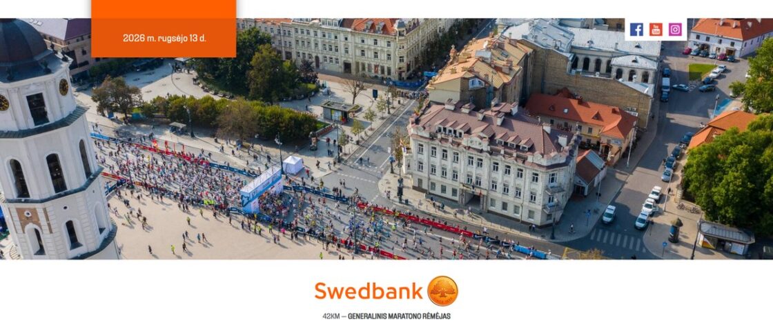 Vilnius Marathon 대회 포스터