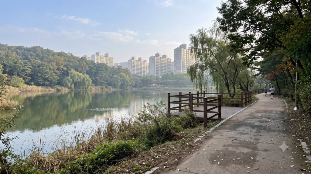 수원 일월저수지 한 바퀴 1.9km