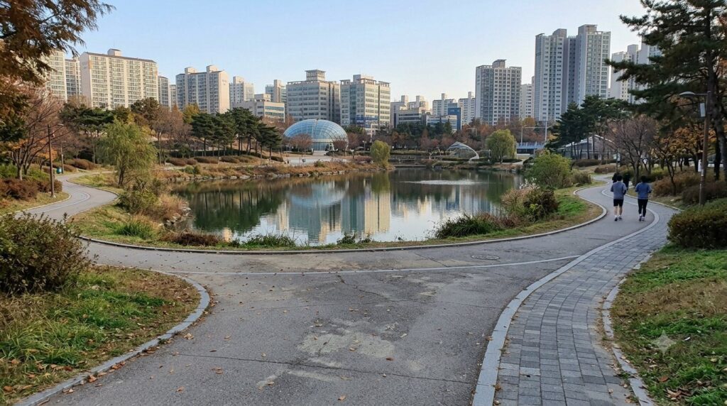 부천 상동호수공원 한 바퀴 0.7km